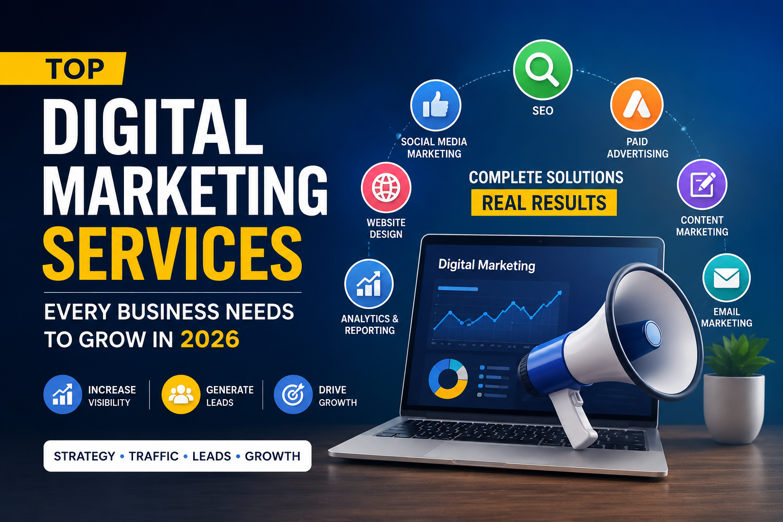 Top digital marketing services every business needs to grow in 2026